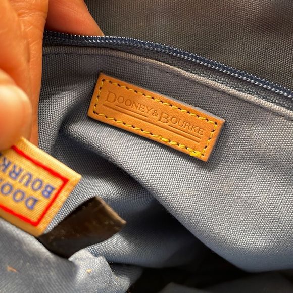 Dooney Bag Circle Moon Small Top Handle Satchel Crossbody Vintage Y2K - Picture 11 of 17